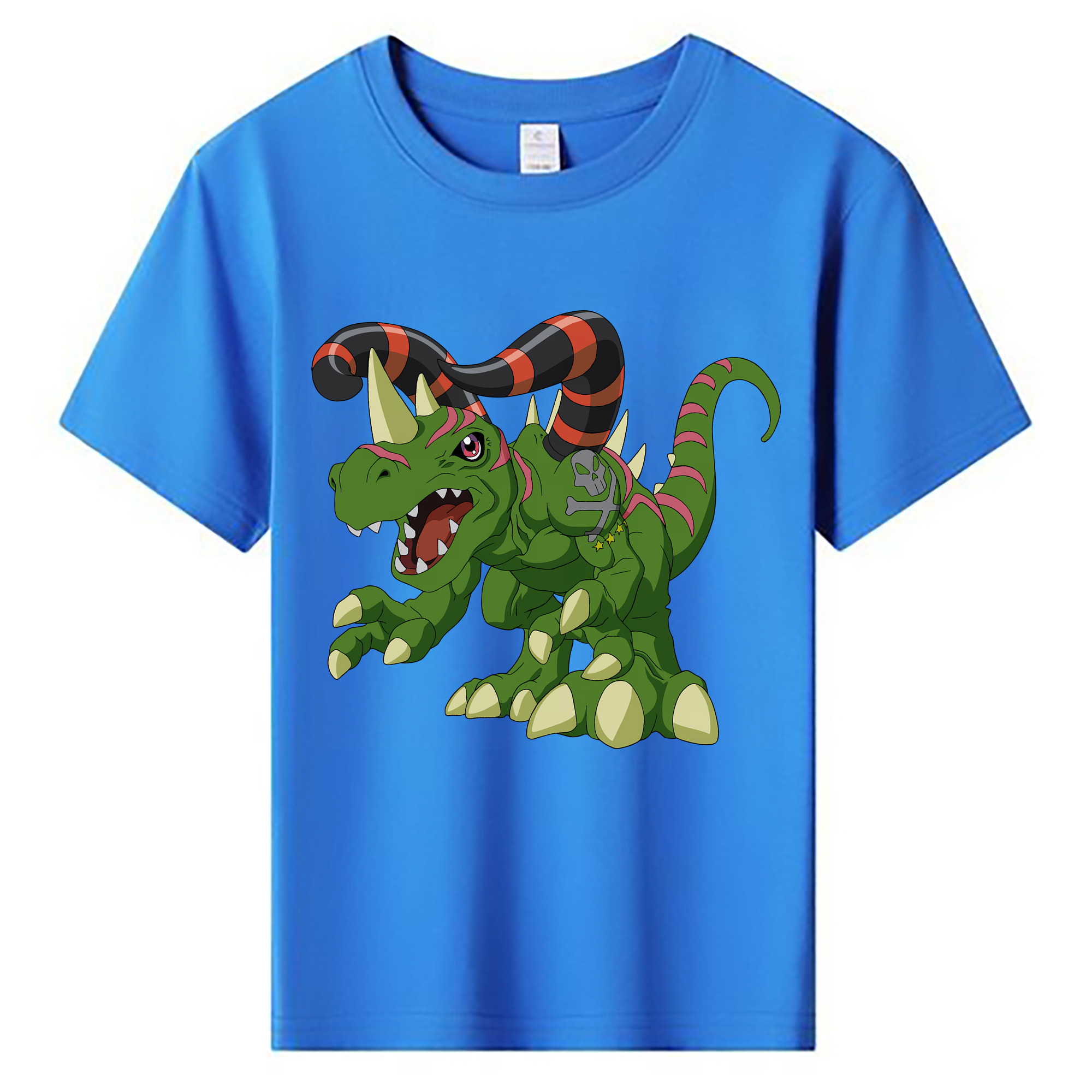 （画像用） Digimon デジタルモンスター/デジモン 綿100％キッズTシャツ（フロントプリント）